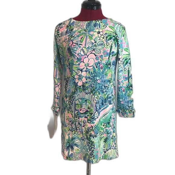 Lilly Pulitzer Girls UPF 50+ Mini Sophie Ruffle Dress XL (12-14) UPF 50+ - Picture 14 of 14